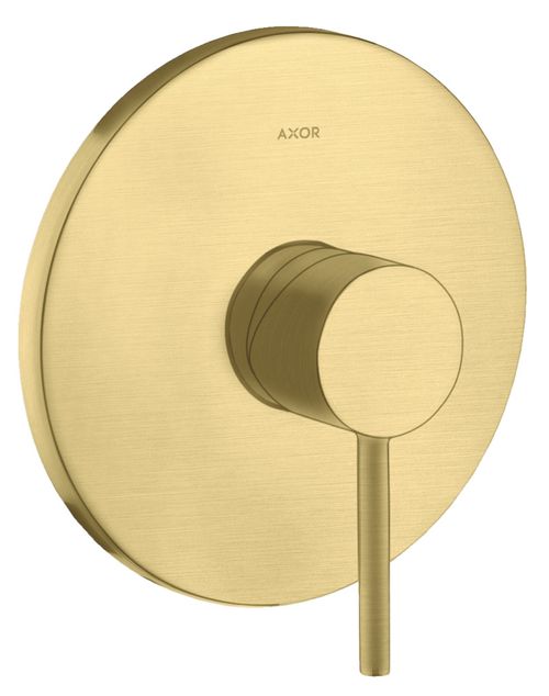 AXOR-HG-AXOR-Starck-Einhebel-Brausemischer-Unterputz-mit-Pingriff-Brushed-Brass-10616950 gallery number 1